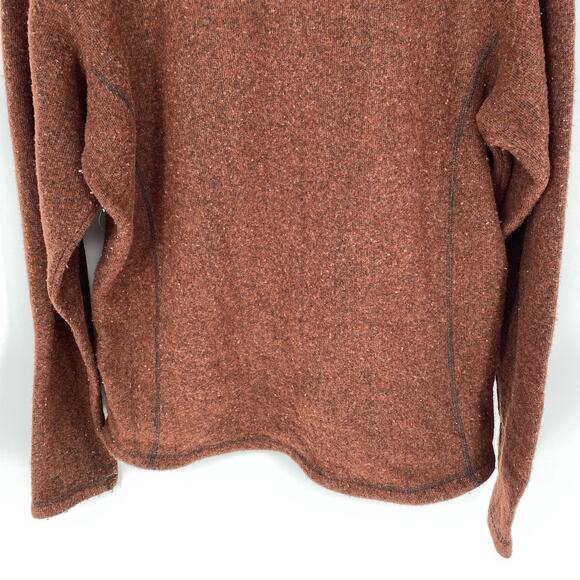 Marmot Fleece Full Zip Jacket Rust Red Men's Size L - Picture 6 of 9